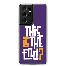 IS/THIS IS THE END? Purple Yellow Reverse Samsung Phone Case