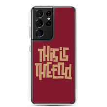 THIS IS THE END? Burgundy Samsung Phone Case