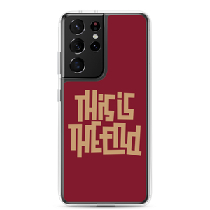 THIS IS THE END? Burgundy Samsung Phone Case