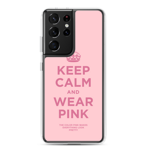 Keep Calm and Wear Pink Samsung® Phone Case