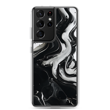 Black and White Fluid Samsung® Phone Case