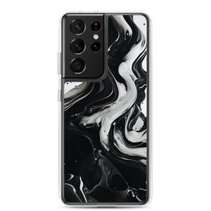 Black and White Fluid Samsung® Phone Case