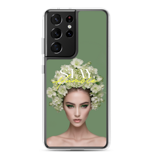 Stay Humble Female Flower Art Samsung® Phone Case