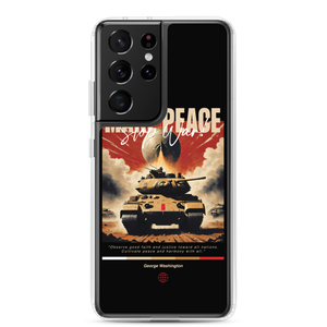 Make Peace Stop War Tank Samsung Case