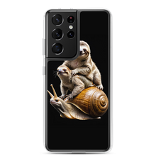 Sloth Riding A Snail Samsung Case