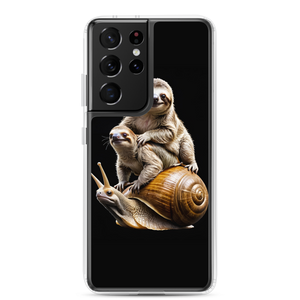 Sloth Riding A Snail Samsung Case