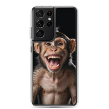 Happy Monkey Black Samsung Case