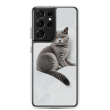 Relaxing British Shorthair Cat Samsung Case