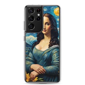 Monalisa Painting in Van Gogh Style Samsung Case