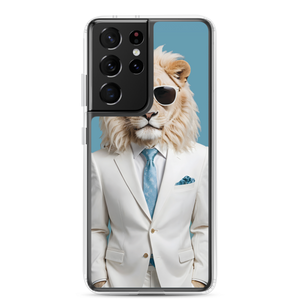 Funky White Lion Samsung Case