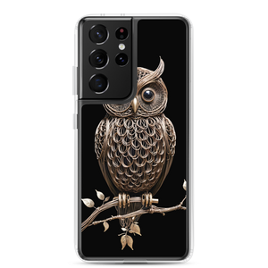 Owl Copper Art Samsung Case