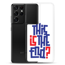 IS/THIS IS THE END? Navy Red Samsung Phone Case