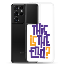 IS/THIS IS THE END? Purple Yellow Samsung Phone Case