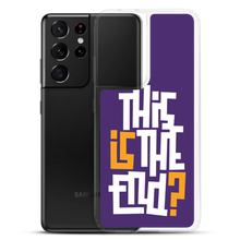 IS/THIS IS THE END? Purple Yellow Reverse Samsung Phone Case