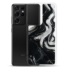 Black and White Fluid Samsung® Phone Case