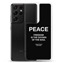 Freedom is the oxygen of the soul Samsung® Phone Case