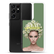 Stay Humble Female Flower Art Samsung® Phone Case