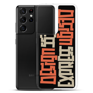 Design Express Typography Samsung Case