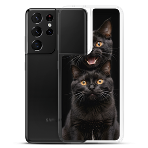 Two Black Cats Follows Samsung Case