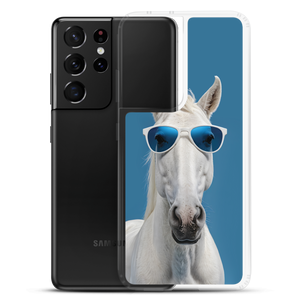 Cool Blue Horse Samsung Case