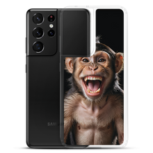 Happy Monkey Black Samsung Case