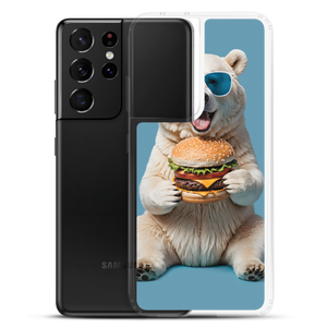 Polar Bear and Burger Samsung Case