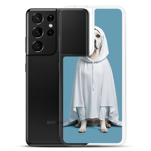 Dog in Ghost Costume Samsung Case