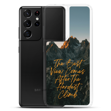 The Best View Comes Samsung Case