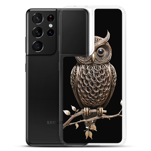 Owl Copper Art Samsung Case