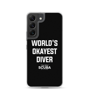 World's Okayest Diver Clear Case for Samsung®