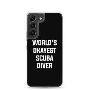 World's Okayest Scuba Diver Clear Case for Samsung®