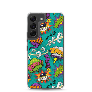 Comic Text Pattern Samsung Case