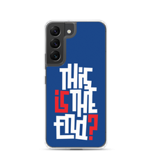 IS/THIS IS THE END? Navy Blue Reverse Samsung Phone Case