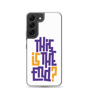 IS/THIS IS THE END? Purple Yellow Samsung Phone Case