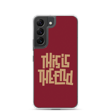 THIS IS THE END? Burgundy Samsung Phone Case