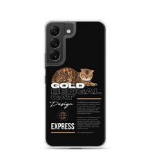 Gold Bengal Cat Samsung Case