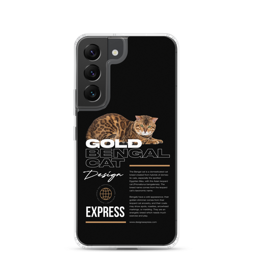 Gold Bengal Cat Samsung Case