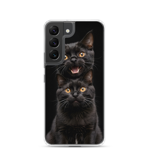 Two Black Cats Follows Samsung Case