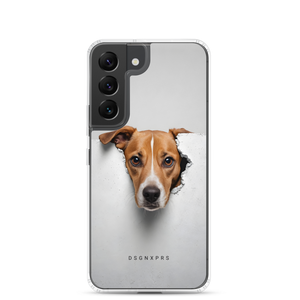 Funny Sad Dog Peep Samsung Case