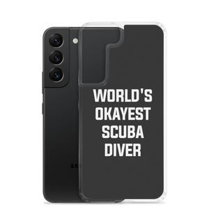 World's Okayest Scuba Diver Clear Case for Samsung®