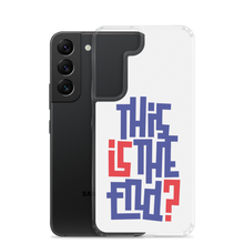 IS/THIS IS THE END? Navy Red Samsung Phone Case