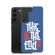 IS/THIS IS THE END? Navy Blue Reverse Samsung Phone Case