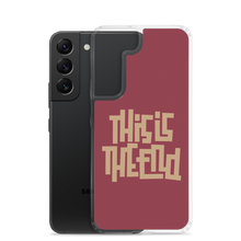 THIS IS THE END? Burgundy Samsung Phone Case