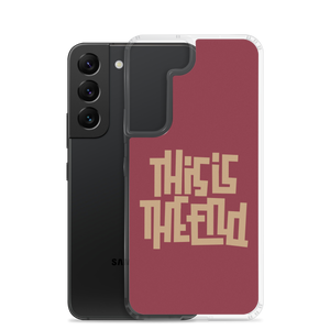 THIS IS THE END? Burgundy Samsung Phone Case