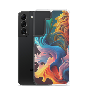 Colorful Swirl Background Samsung® Phone Case