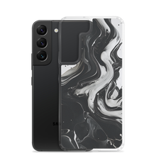 Black and White Fluid Samsung® Phone Case