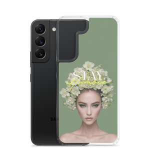 Stay Humble Female Flower Art Samsung® Phone Case