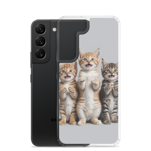 Funny Tripple Cats Samsung Case