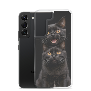 Two Black Cats Follows Samsung Case