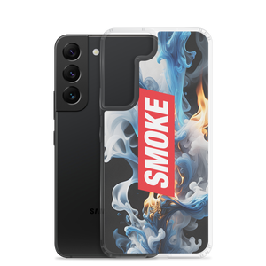 Blue Smoke Fire Samsung Case